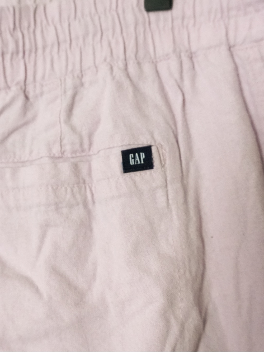 GAP Linen Blend Lilac Shorts - Picture 4 of 5